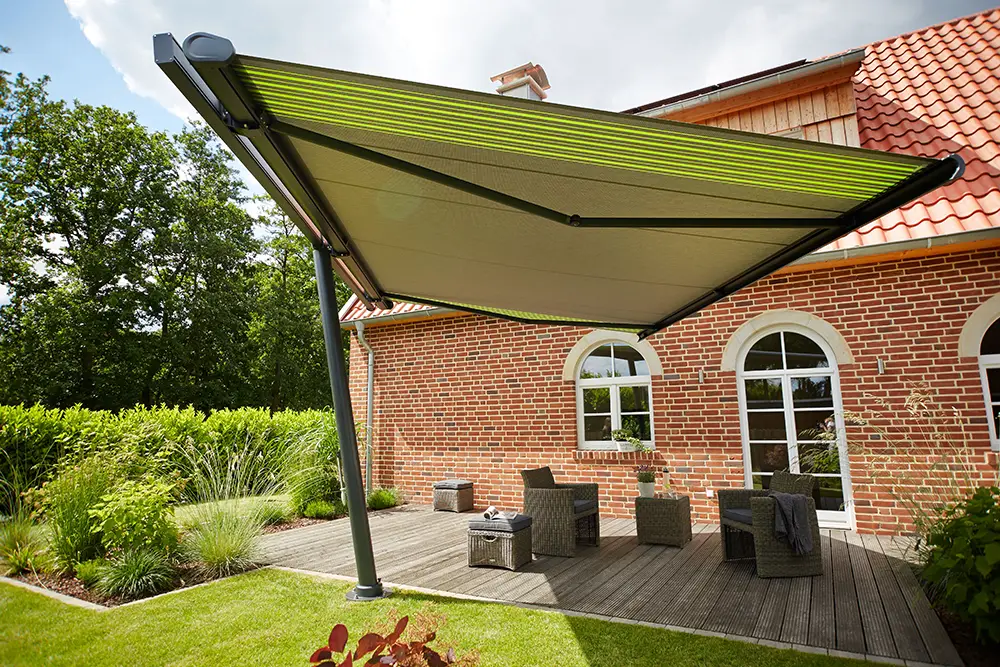 freestanding markilux awning