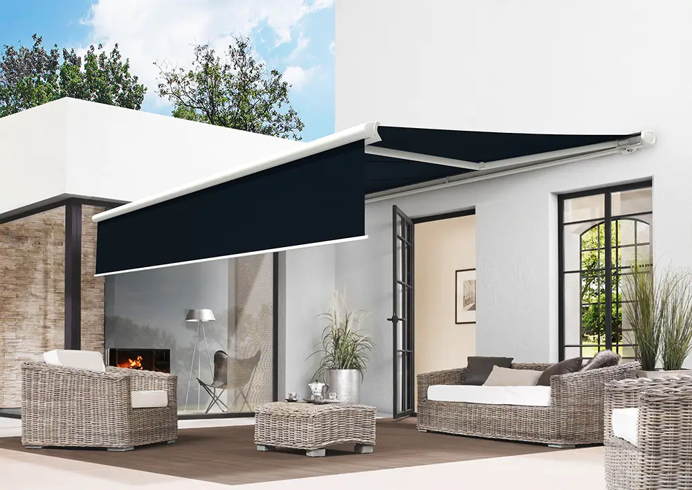 markilux articulate arm awnings