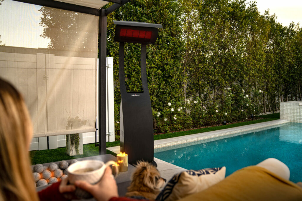 outdoor patio heaters poolside